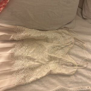 Vintage 80s / 90s Jessica McClintock Bridal Mini Dress